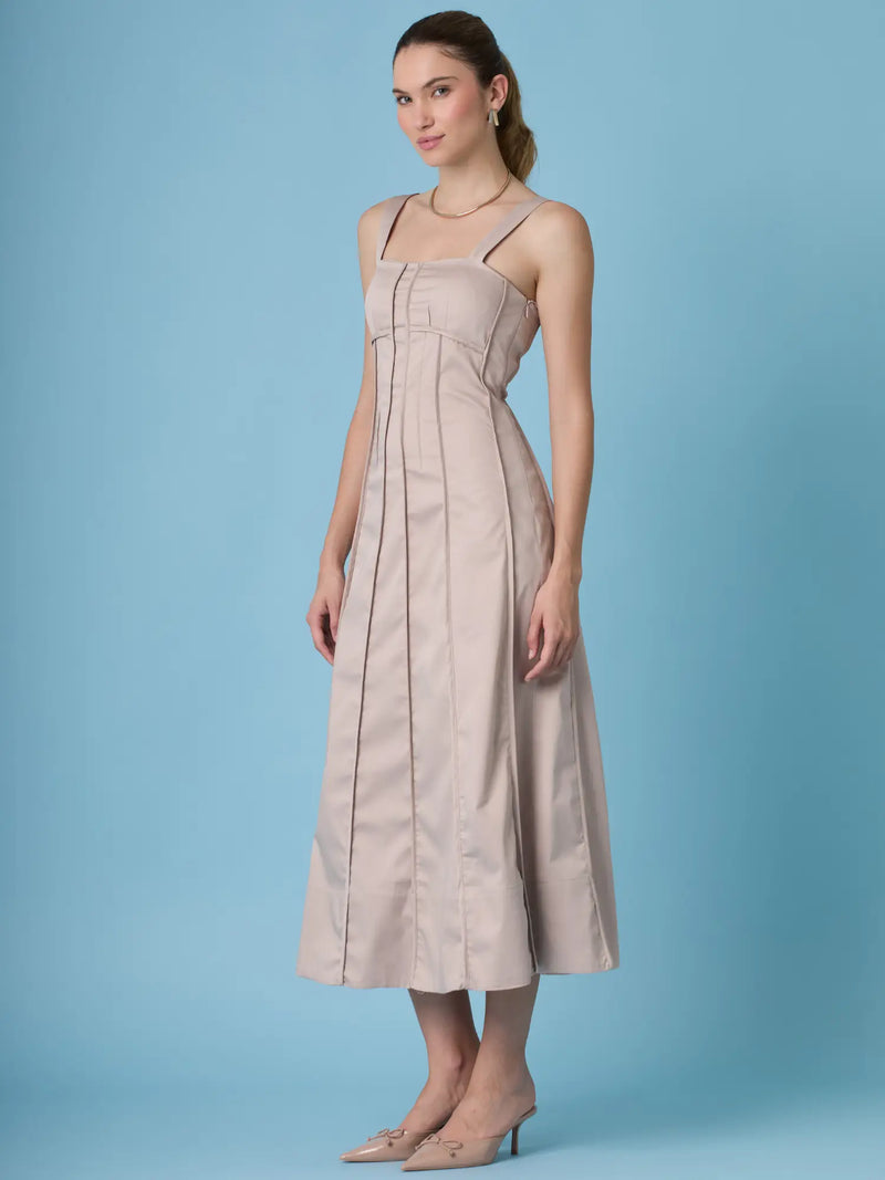 Vestido Largo Fana Habano