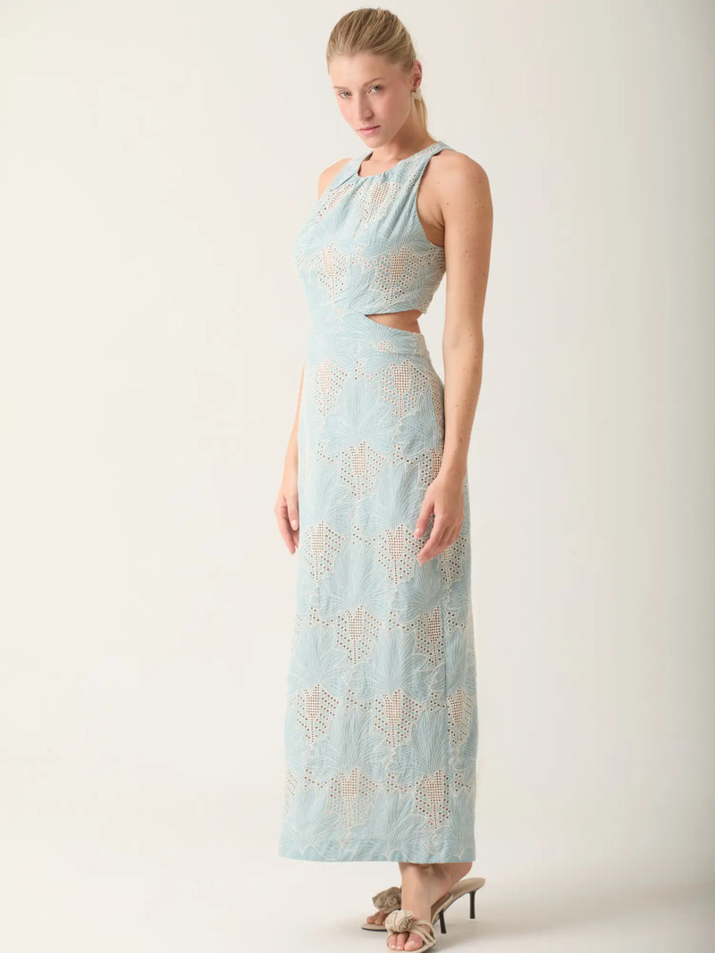 Vestido Largo Fireneze Aqua