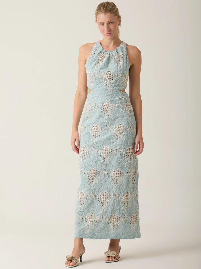 Vestido Largo Fireneze Aqua