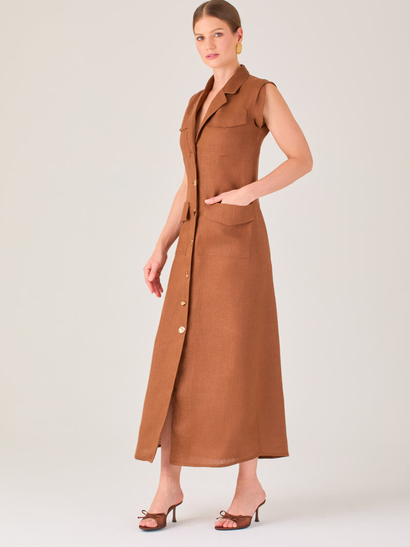 Vestido Largo Bengala Cafe