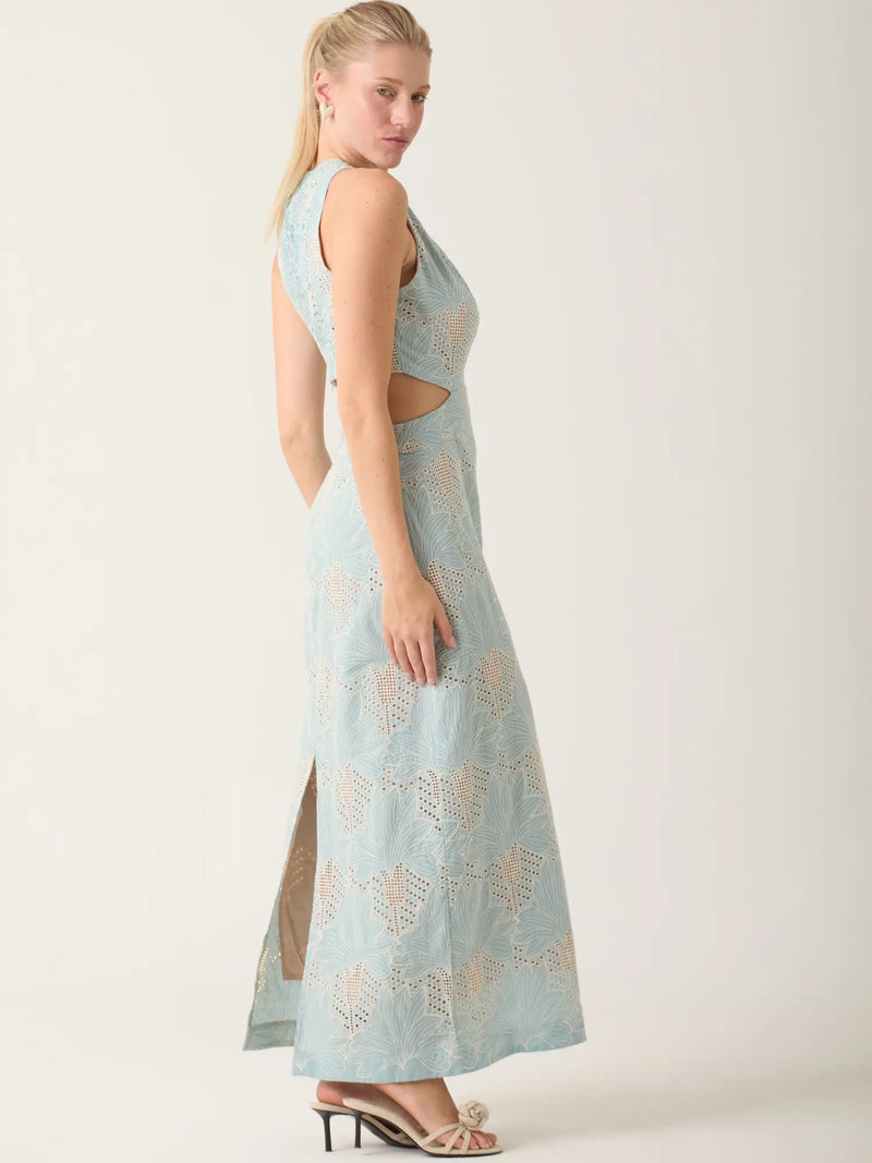 Vestido Largo Fireneze Aqua