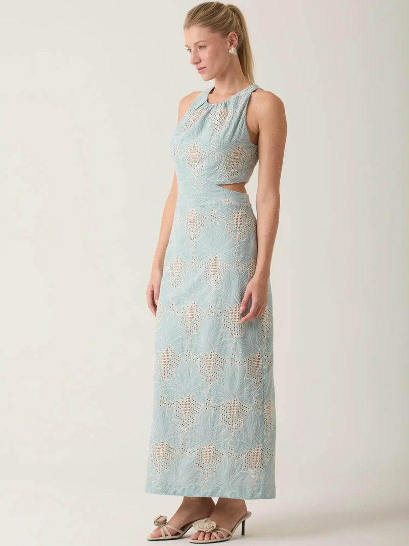 Vestido Largo Fireneze Aqua