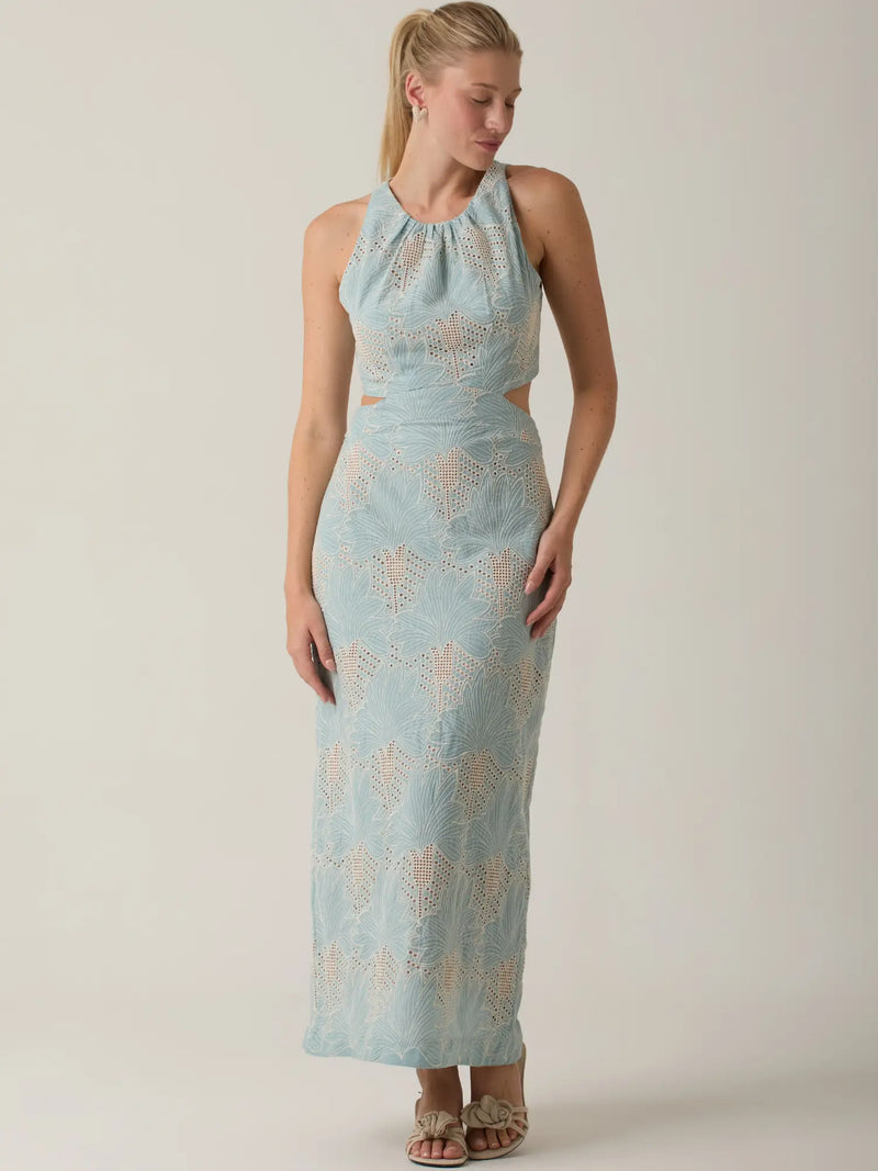 Vestido Largo Fireneze Aqua