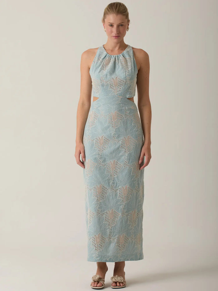 Vestido Largo Fireneze Aqua