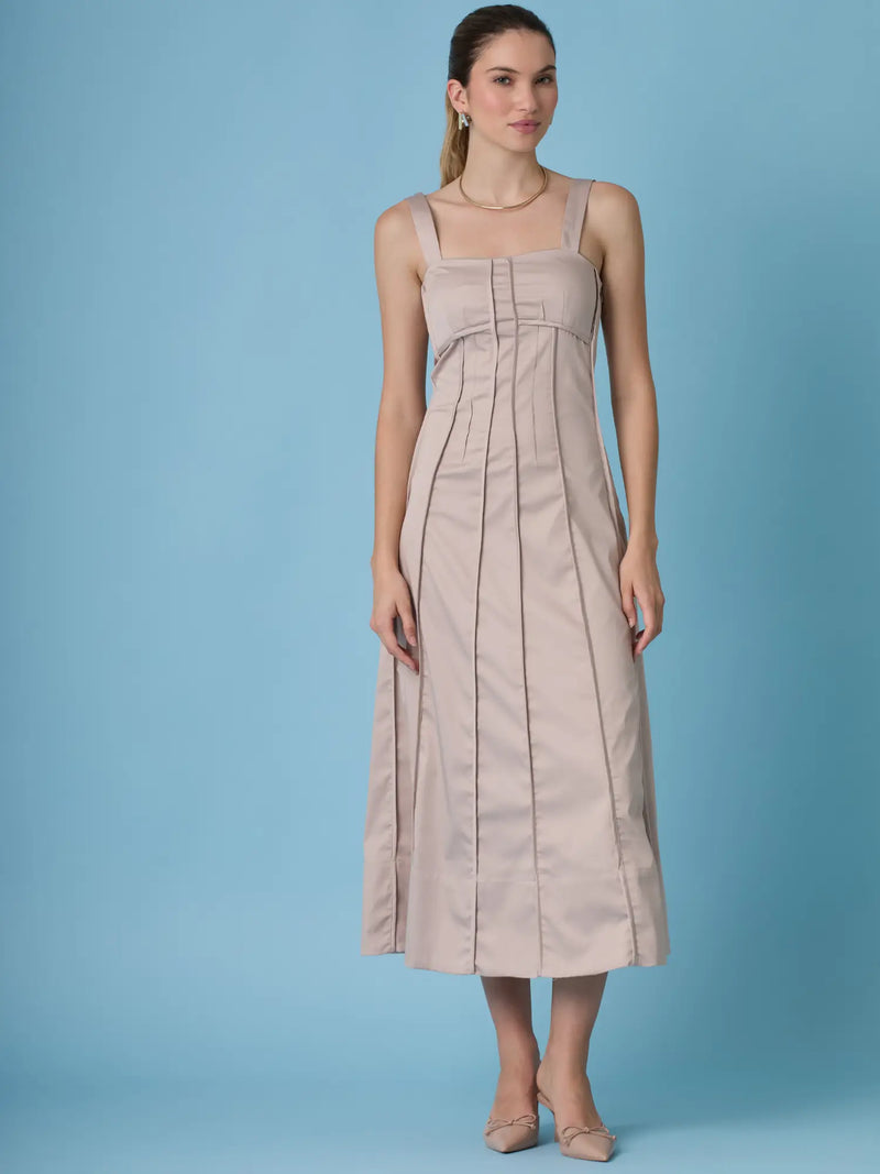 Vestido Largo Fana Habano