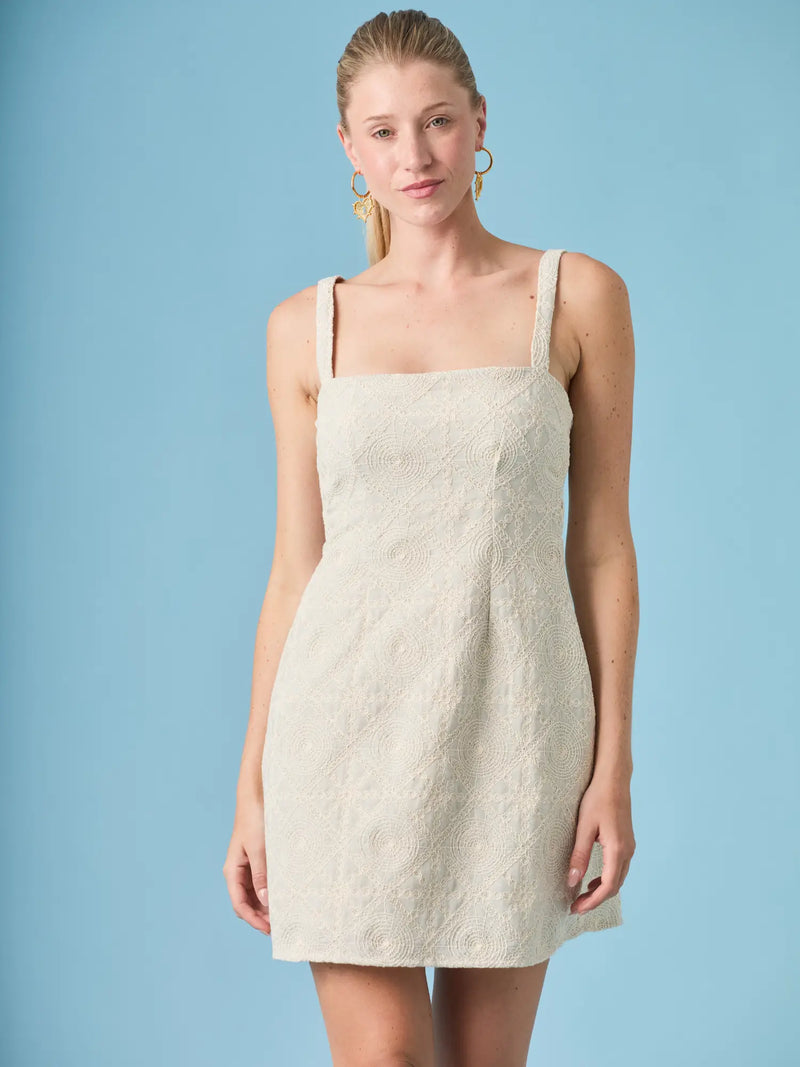 Vestido Corto Prisma Sand