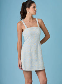 Vestido Corto Prisma Baby Blue