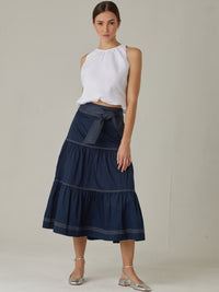 Falda Larga Dagla Navy