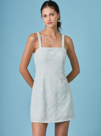 Vestido Corto Prisma Baby Blue