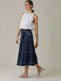 Falda Larga Dagla Navy