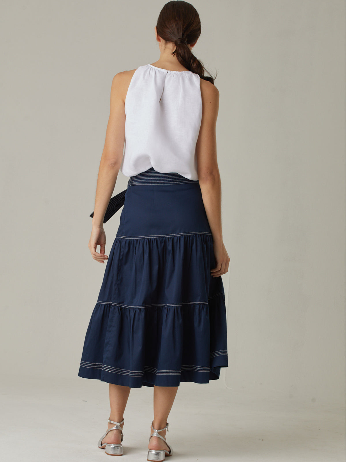 Falda Larga Dagla Navy