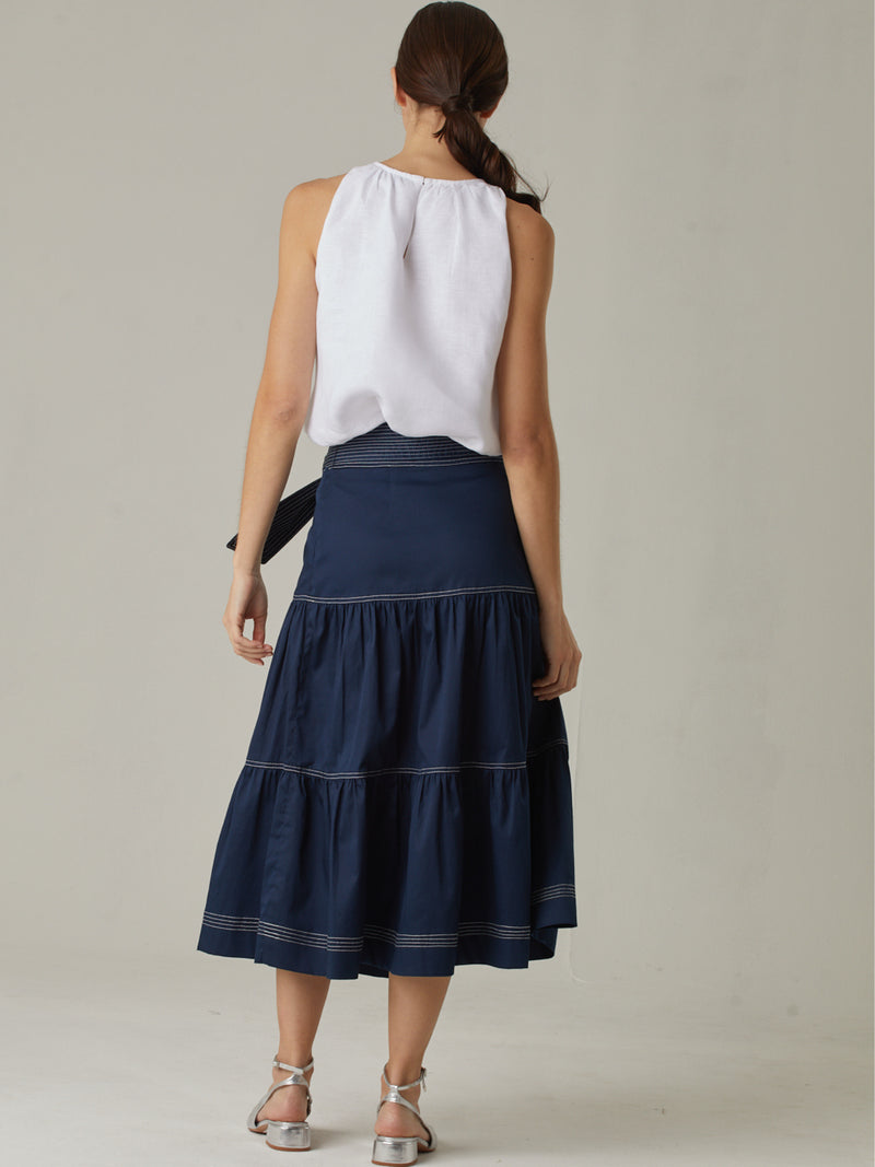 Falda Larga Dagla Navy