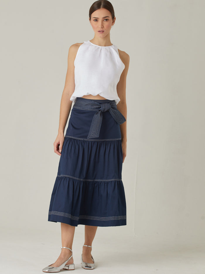 Falda Larga Dagla Navy
