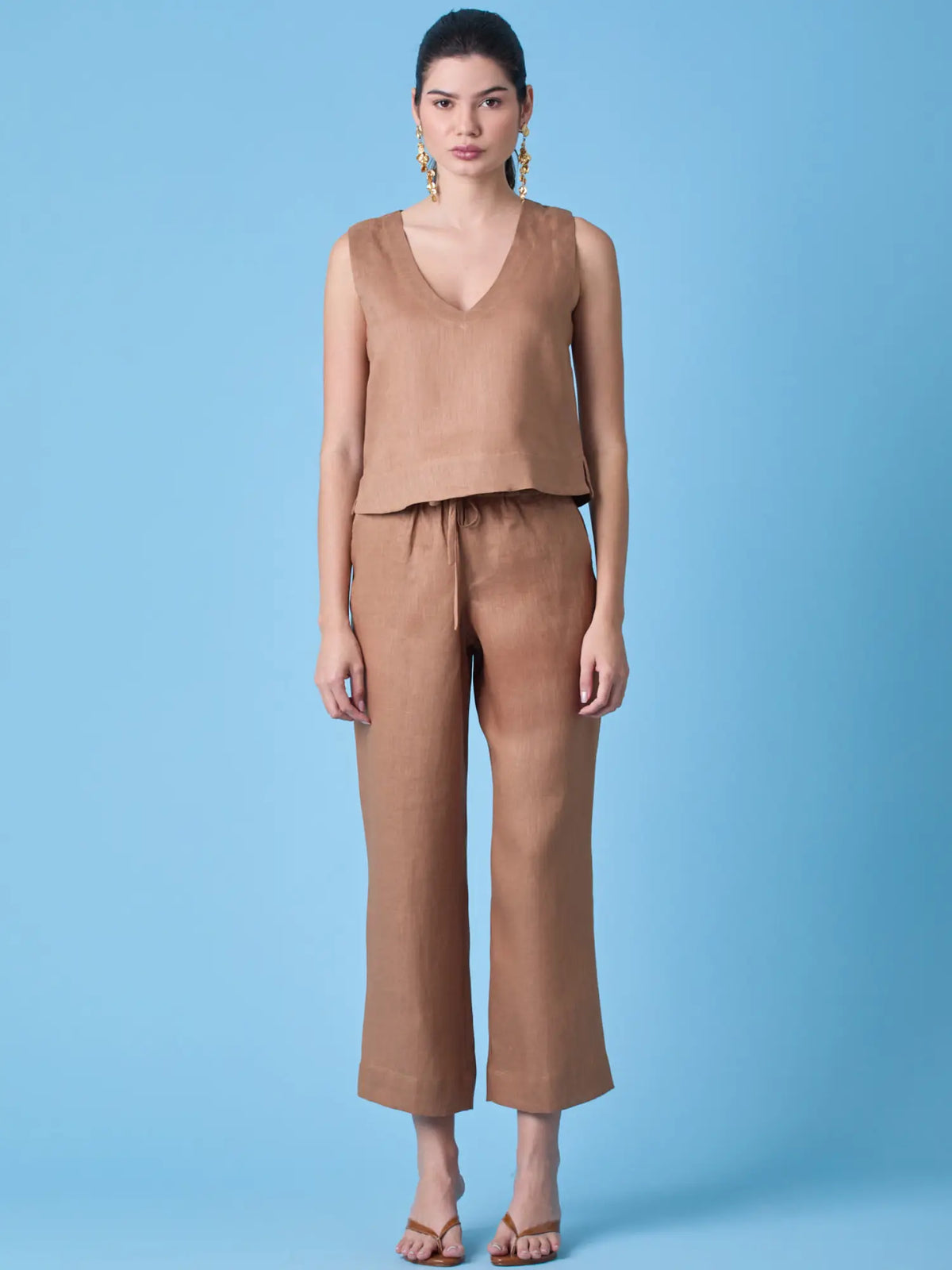 Pantalon Largo Clive Cafe
