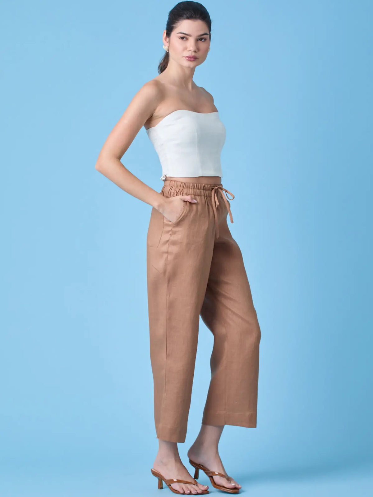Pantalon Largo Clive Cafe