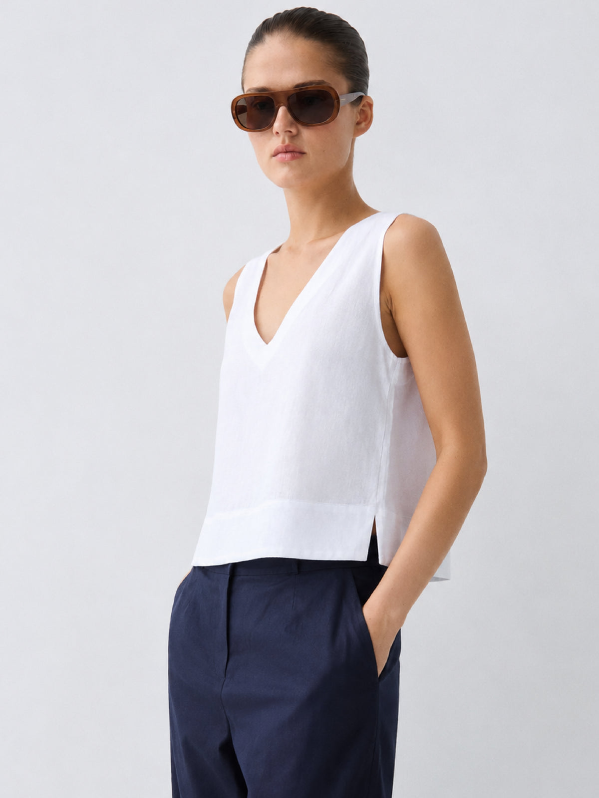 Blusa Cameron Blanco