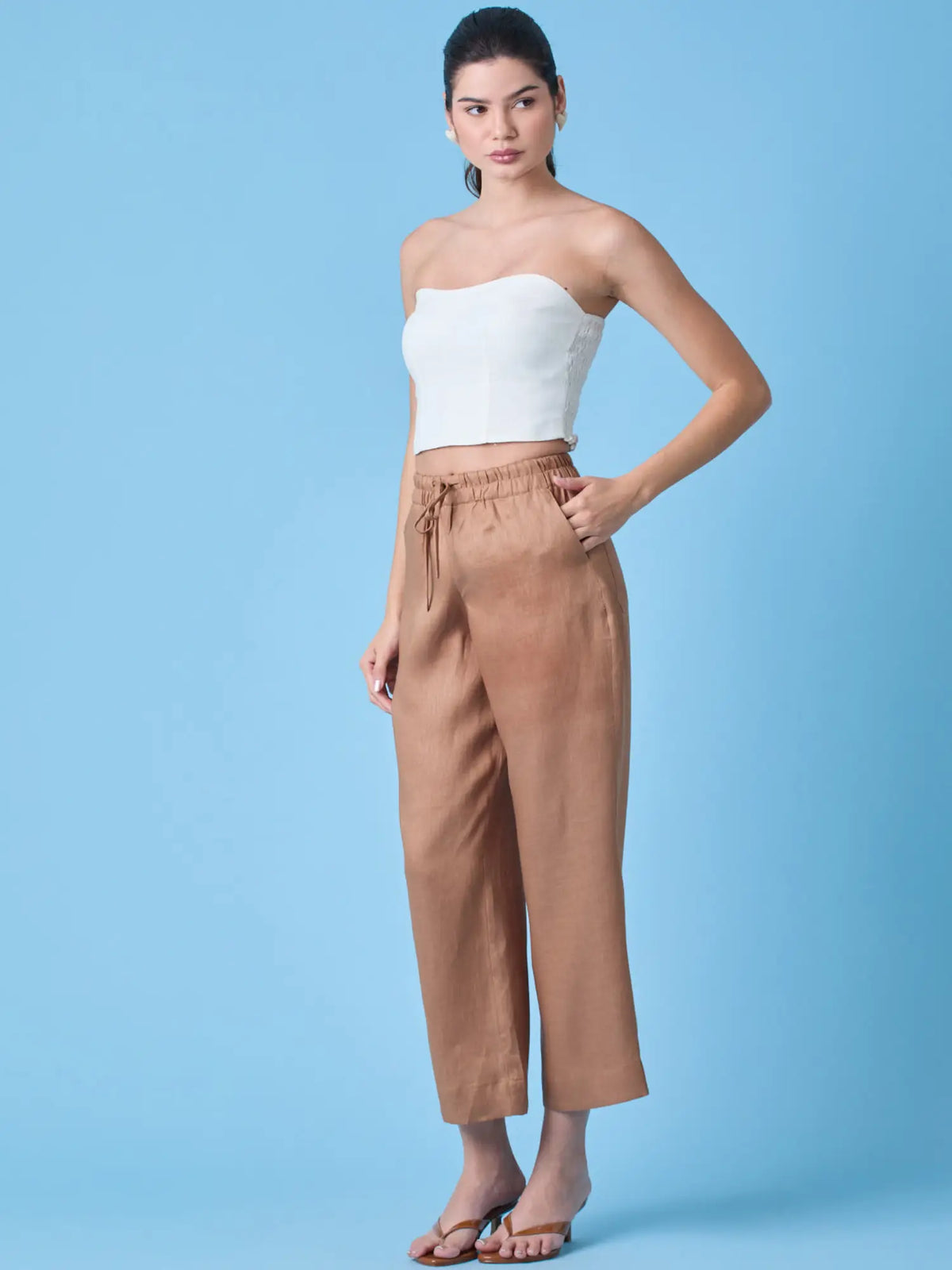 Pantalon Largo Clive Cafe