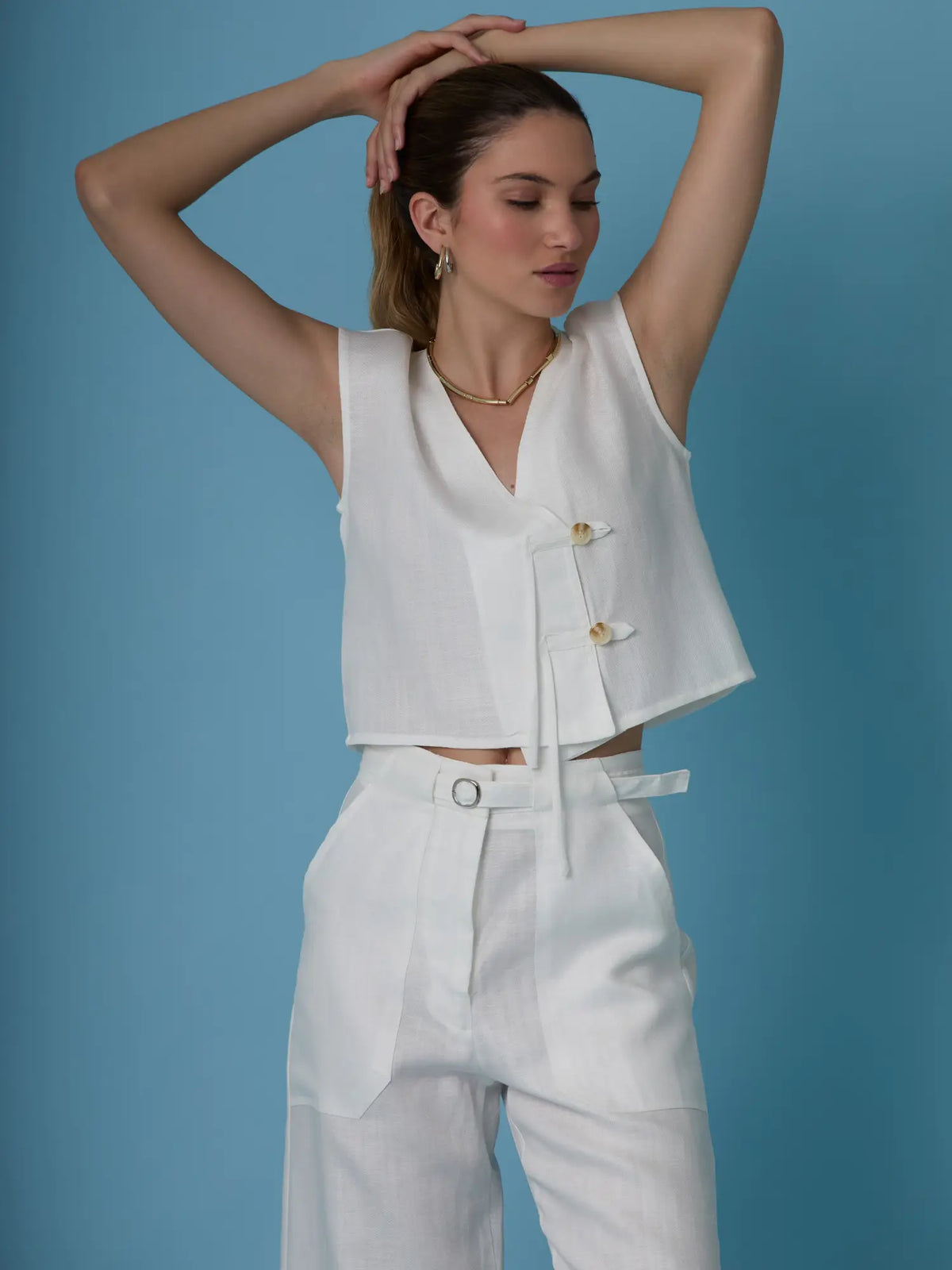 Pantalon Largo Jakob Blanco