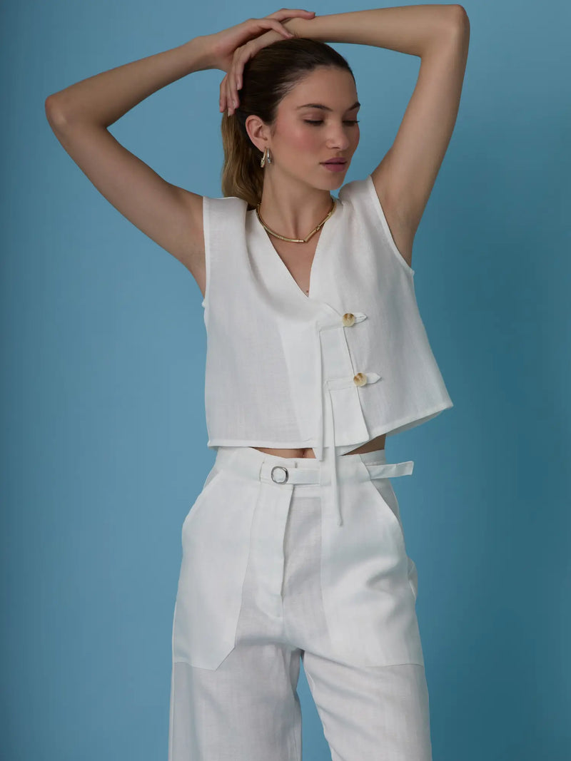 Pantalon Largo Jakob Blanco