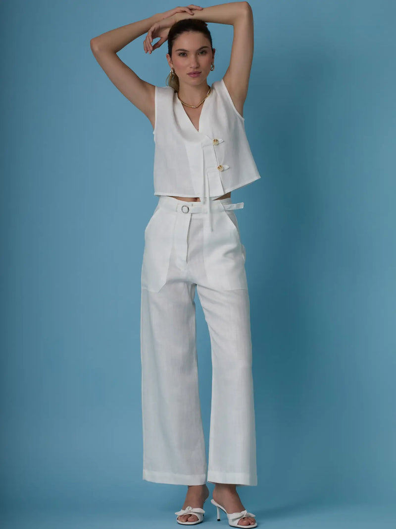 Pantalon Largo Jakob Blanco