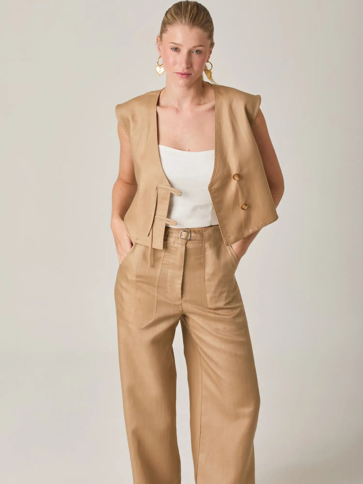 Pantalon Largo Jakob Camel