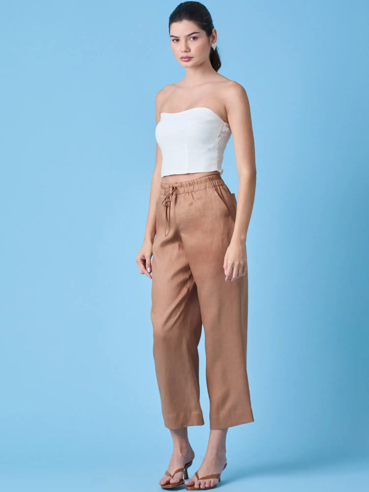 Pantalon Largo Clive Cafe