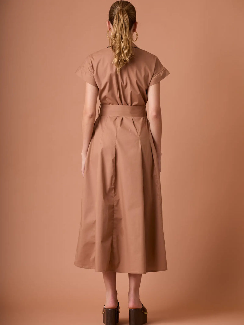 Vestido Largo Verne Camel