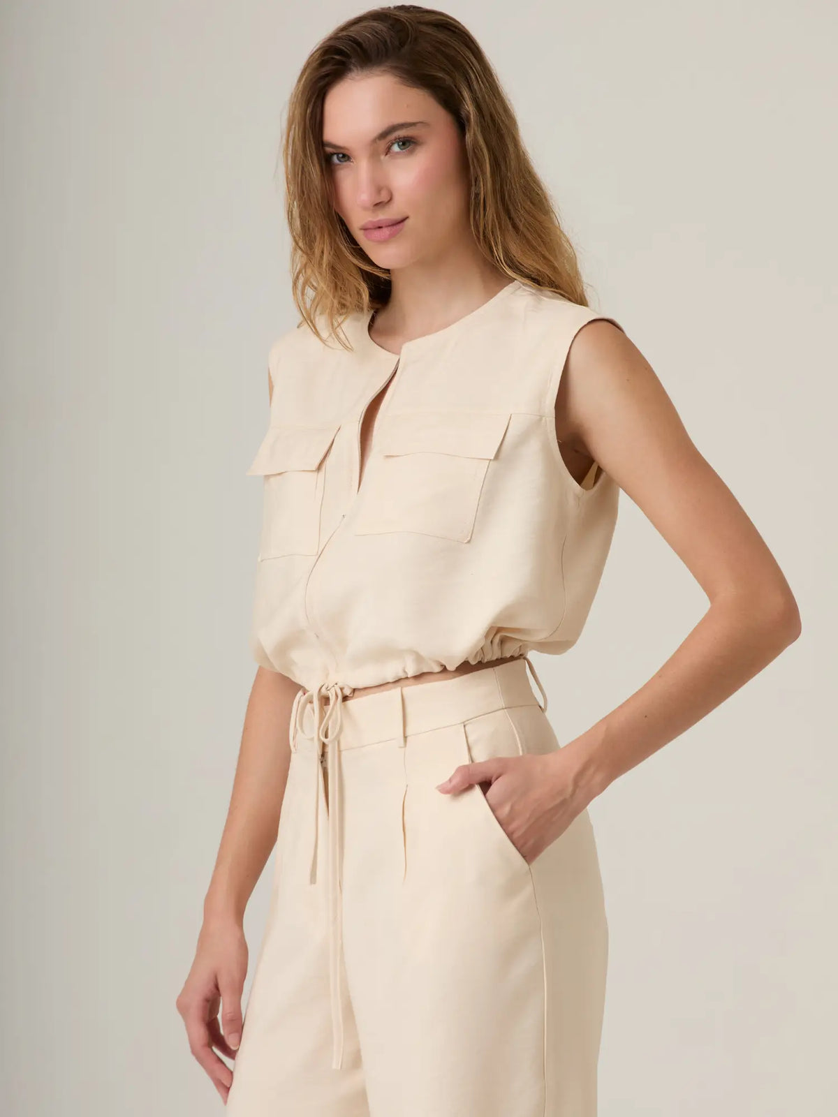 Blusa Ardaza Vainilla