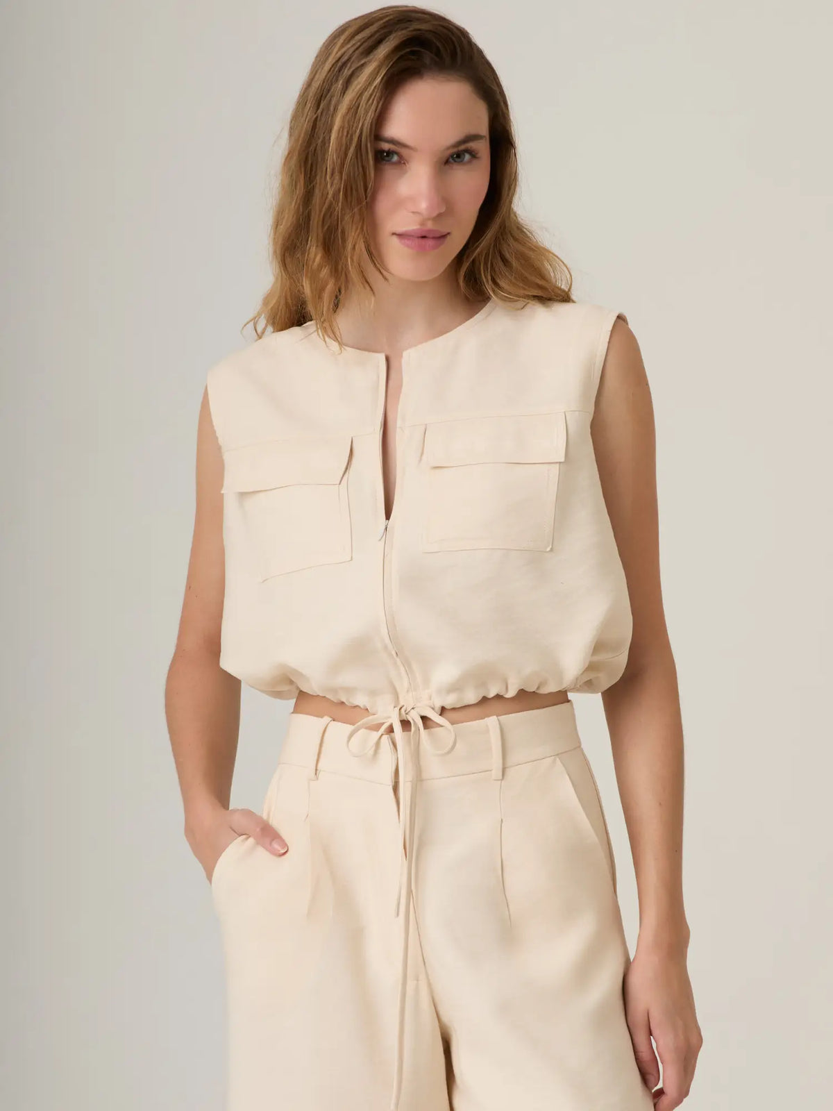 Blusa Ardaza Vainilla