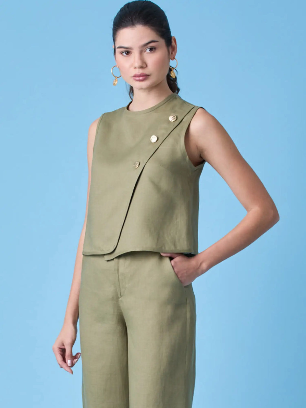 Blusa Aston Olivo