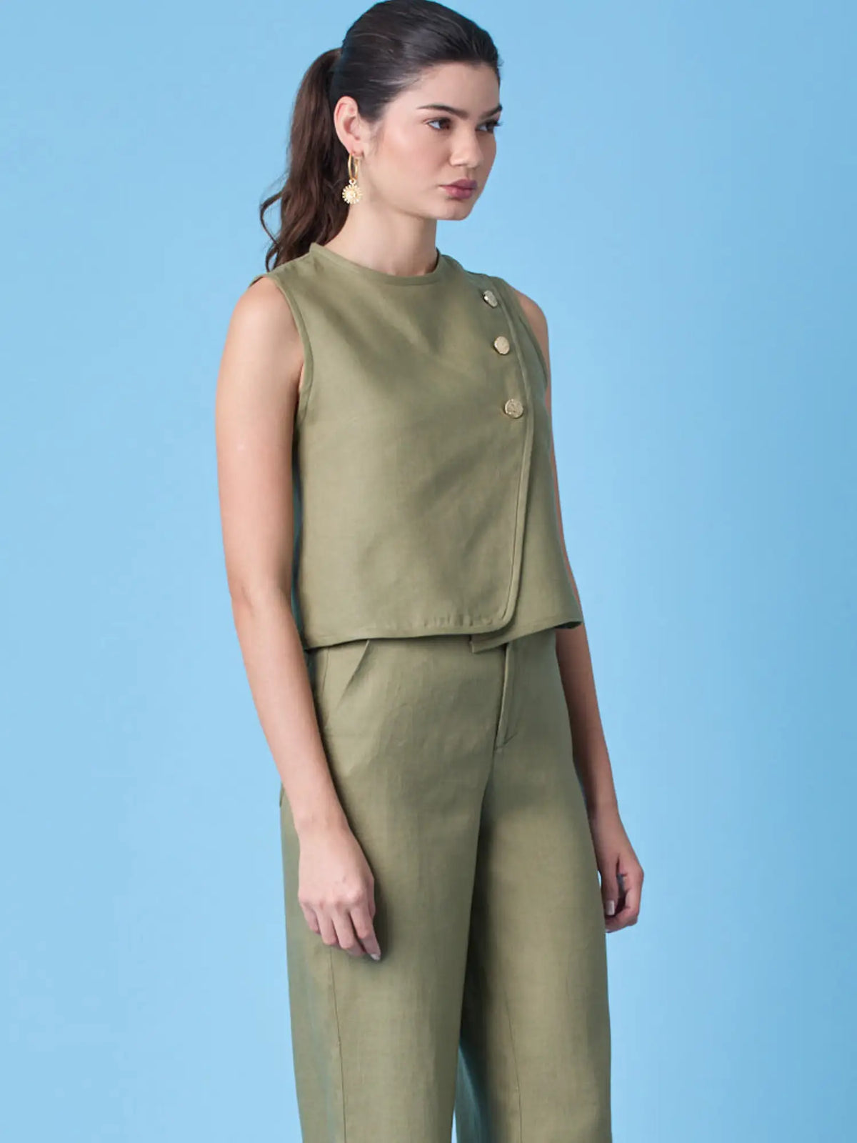 Blusa Aston Olivo