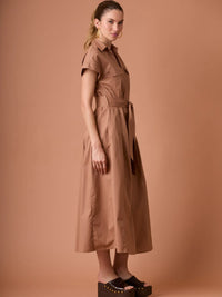 Vestido Largo Verne Camel