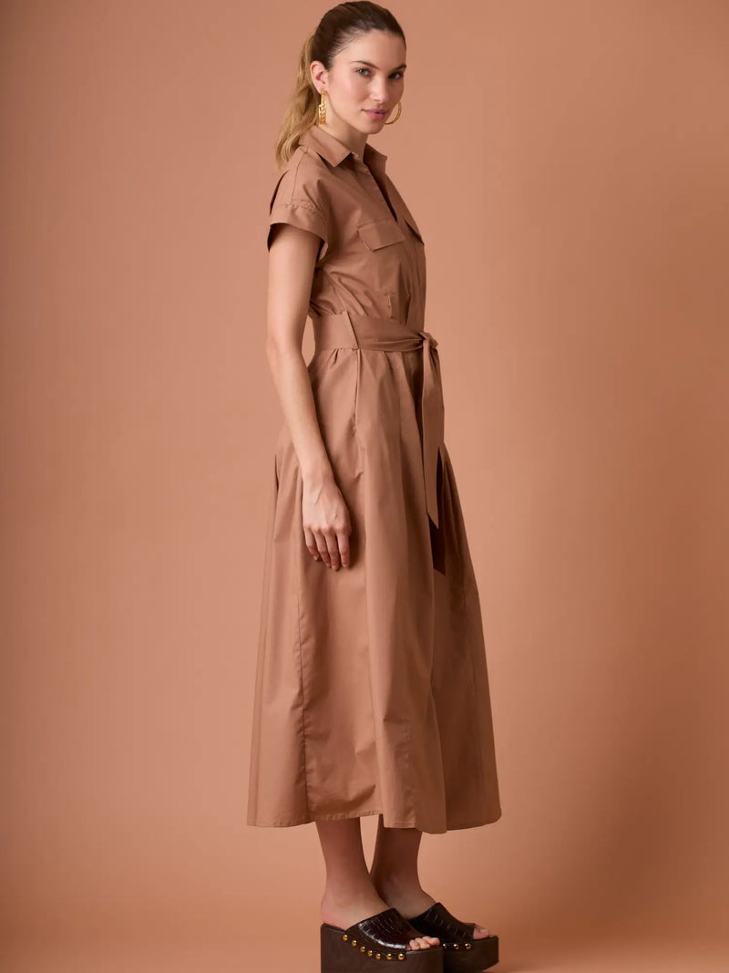 Vestido Largo Verne Camel