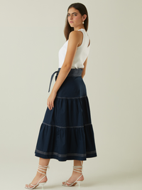 Falda Adelaida Navy