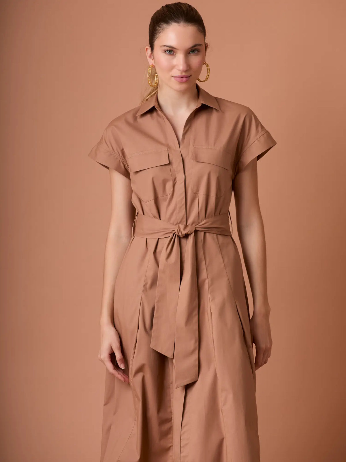 Vestido Largo Verne Camel