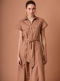 Vestido Largo Verne Camel