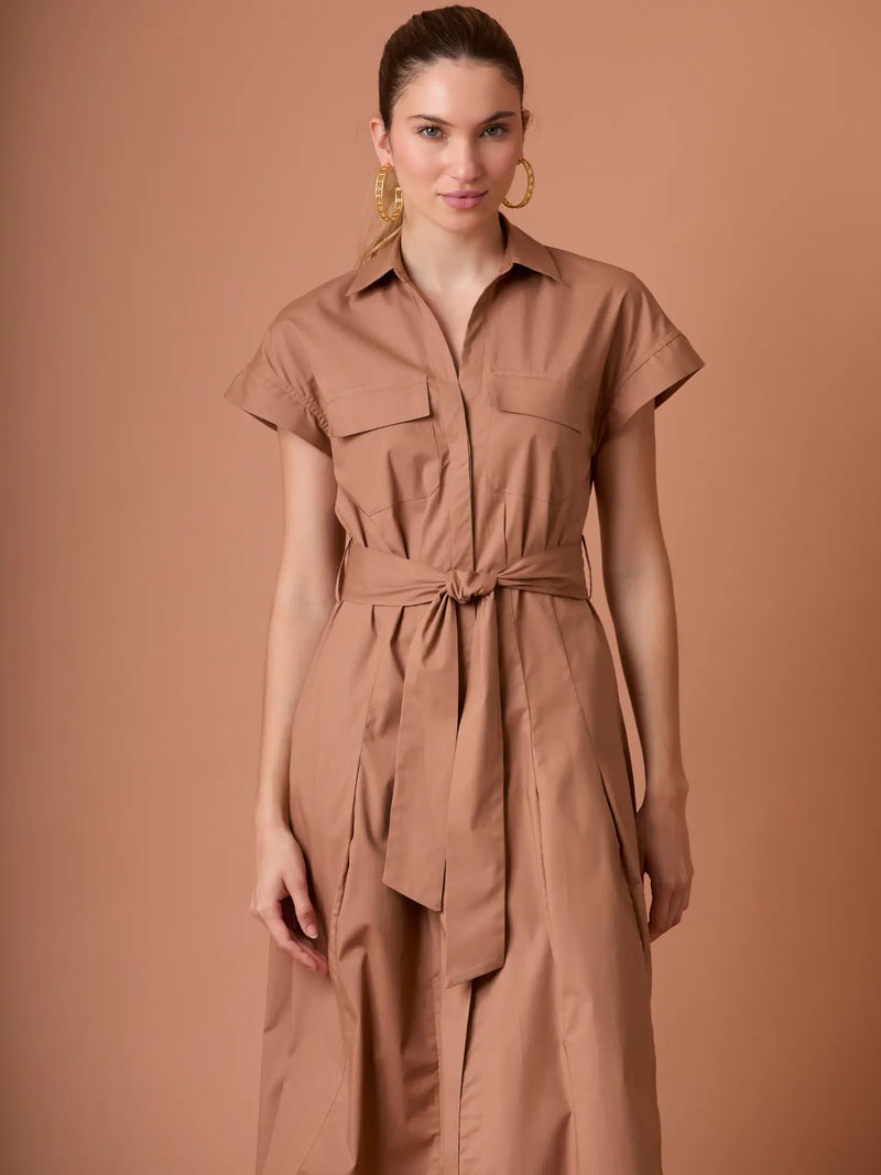 Vestido Largo Verne Camel