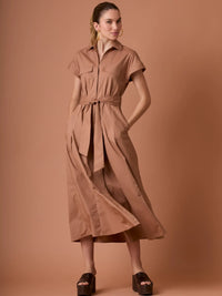 Vestido Largo Verne Camel