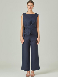 Pantalon Largo Macarella Navy