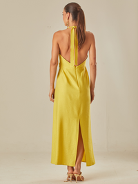 Vestido Largo Kuta Amarillo