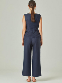 Pantalon Largo Macarella Navy