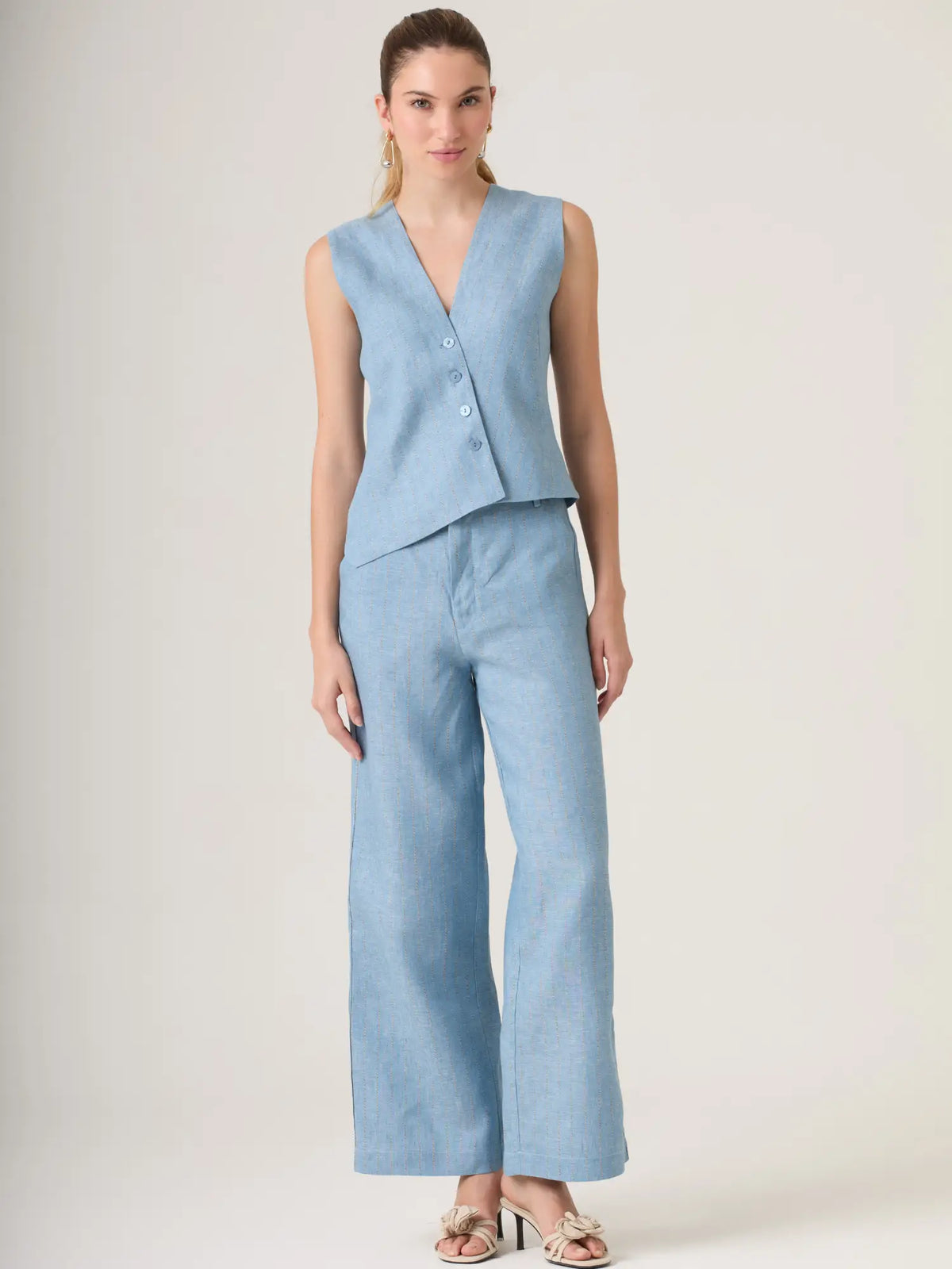 Pantalon Largo Barea Baby Blue