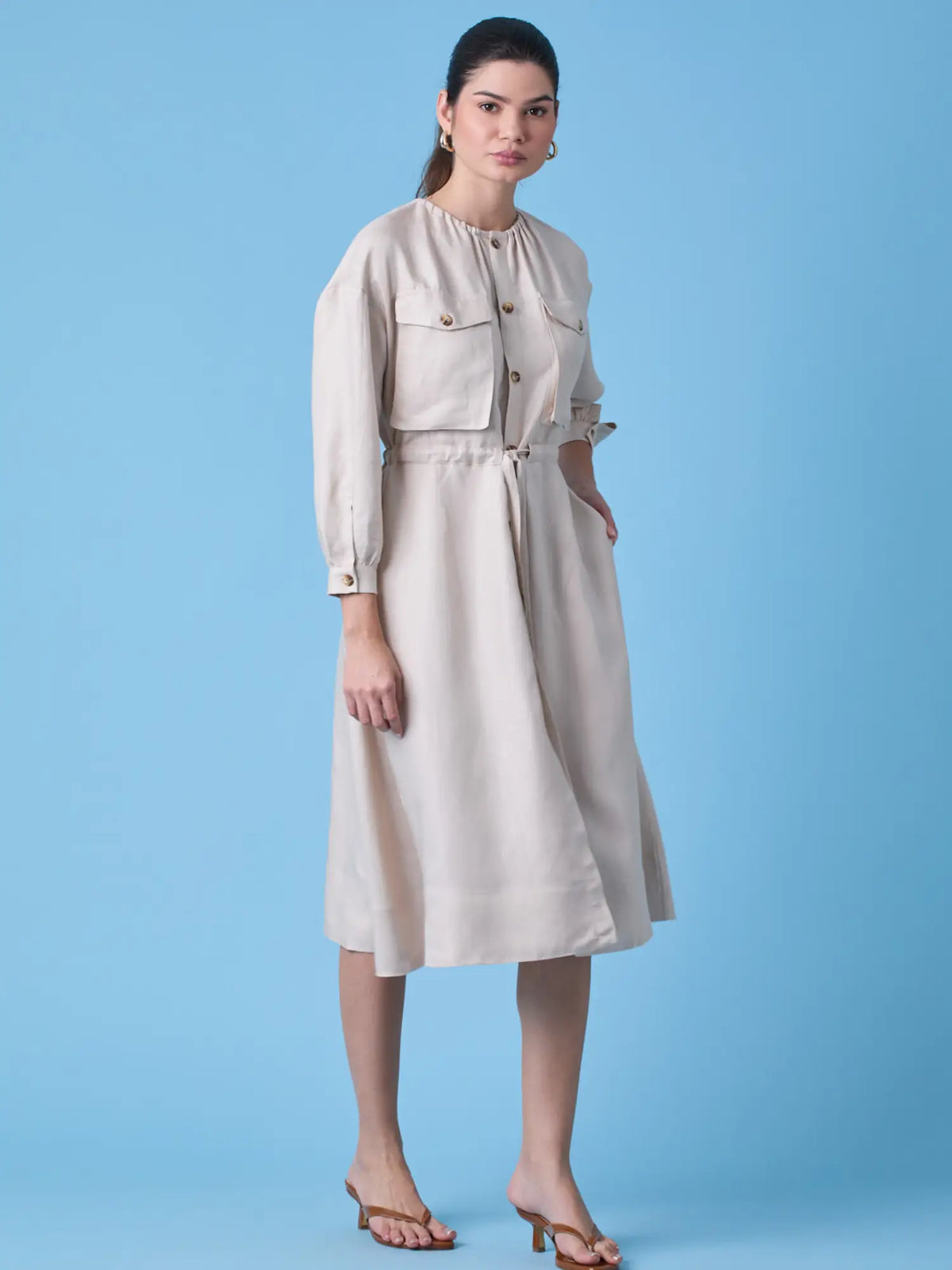 Vestido Largo Amelie Sand