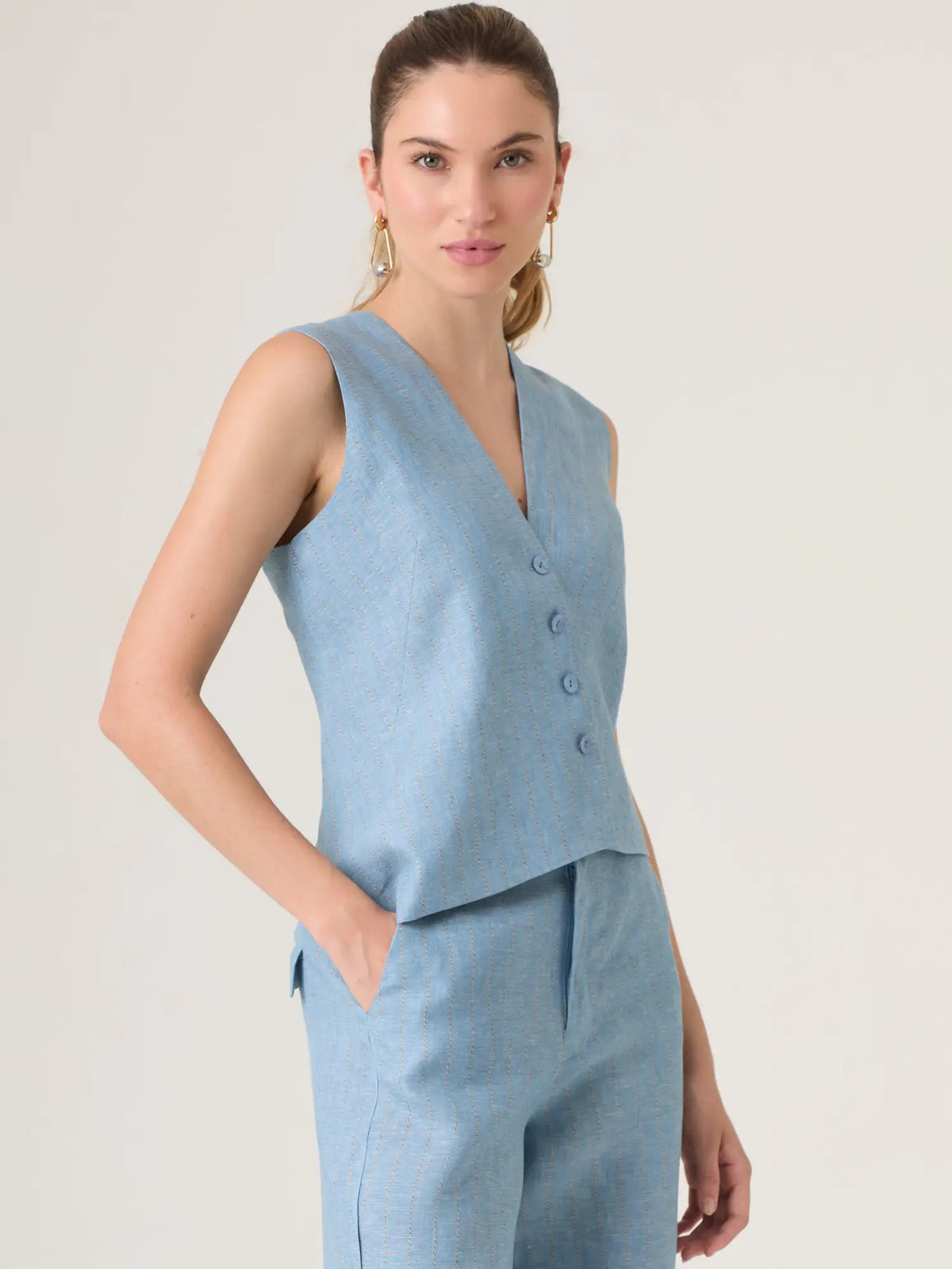 Blusa Barea Baby Blue