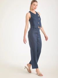 Pantalon Largo Anastasia Navy