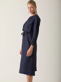 Vestido Largo Amelie Navy