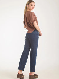 Pantalon Largo Vintage Indigo