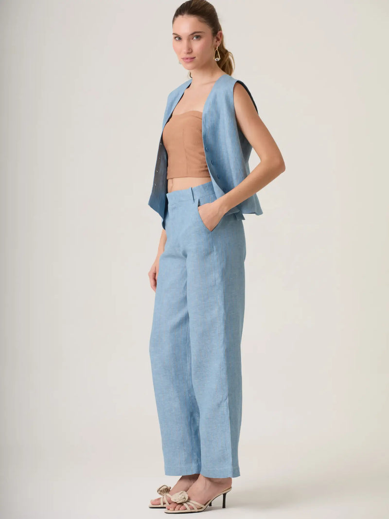 Pantalon Largo Barea Baby Blue