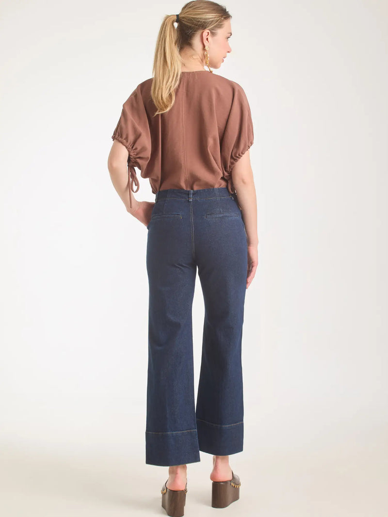 Pantalon Largo Vintage Indigo
