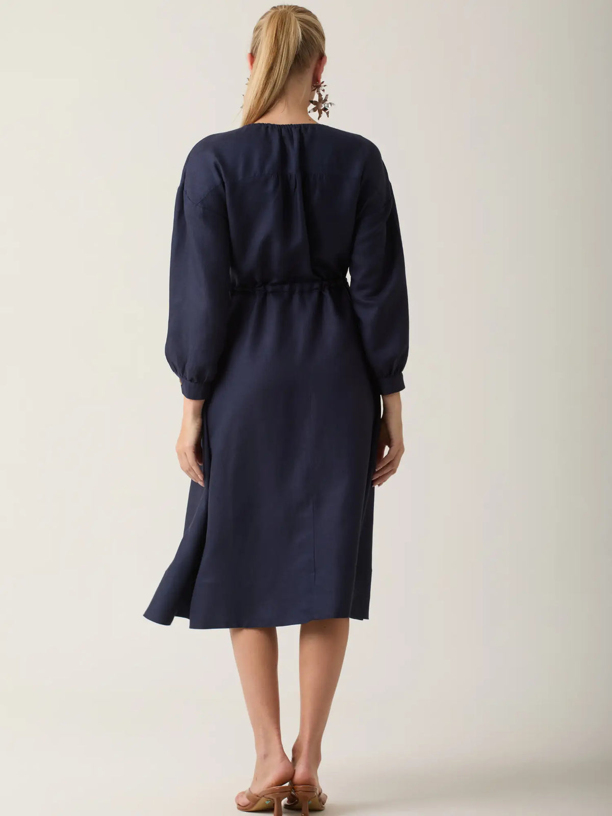 Vestido Largo Amelie Navy